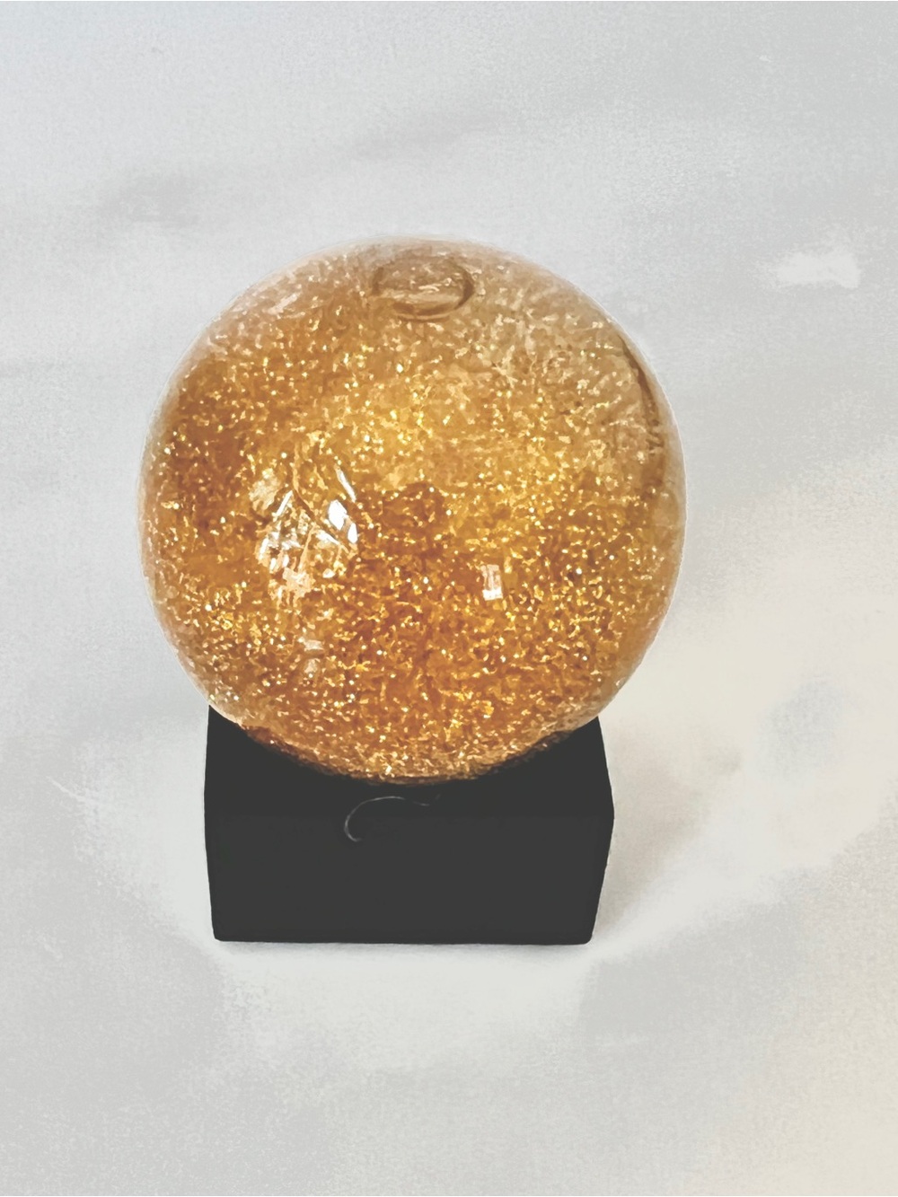 Cool Snow Globes Bling Mini Snow globe gold New with tag 2.5"H